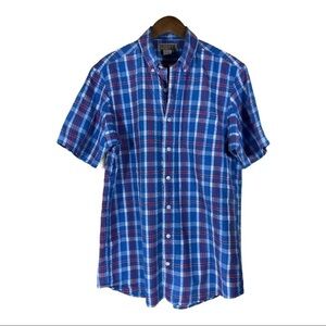 Duluth Trading Co Button Down Plaid Shirt
